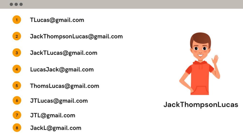 creative email addresses