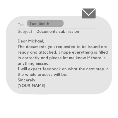 document submission email