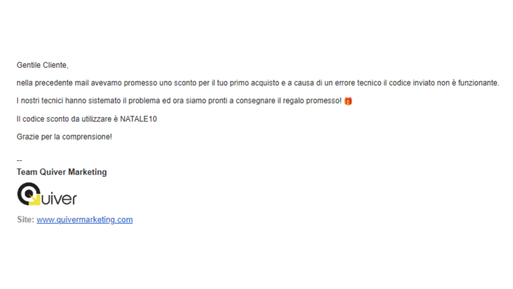 erratum in email