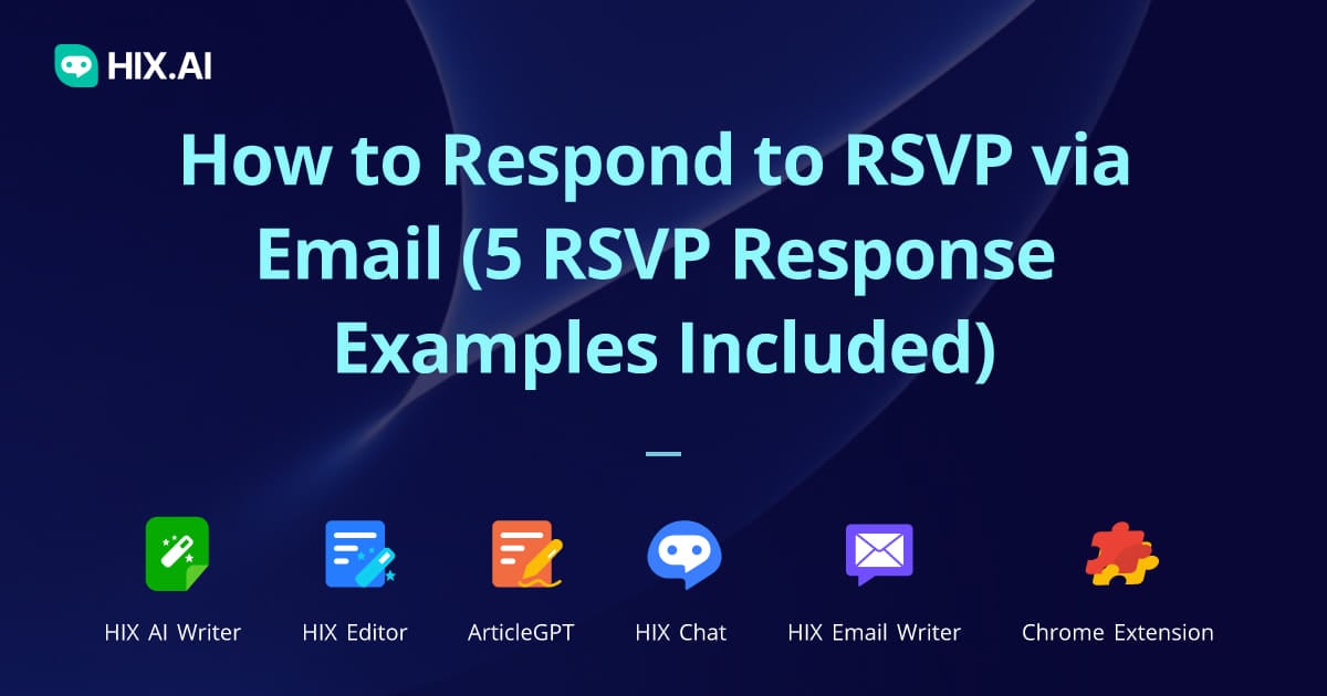 how to respond to rsvp by email