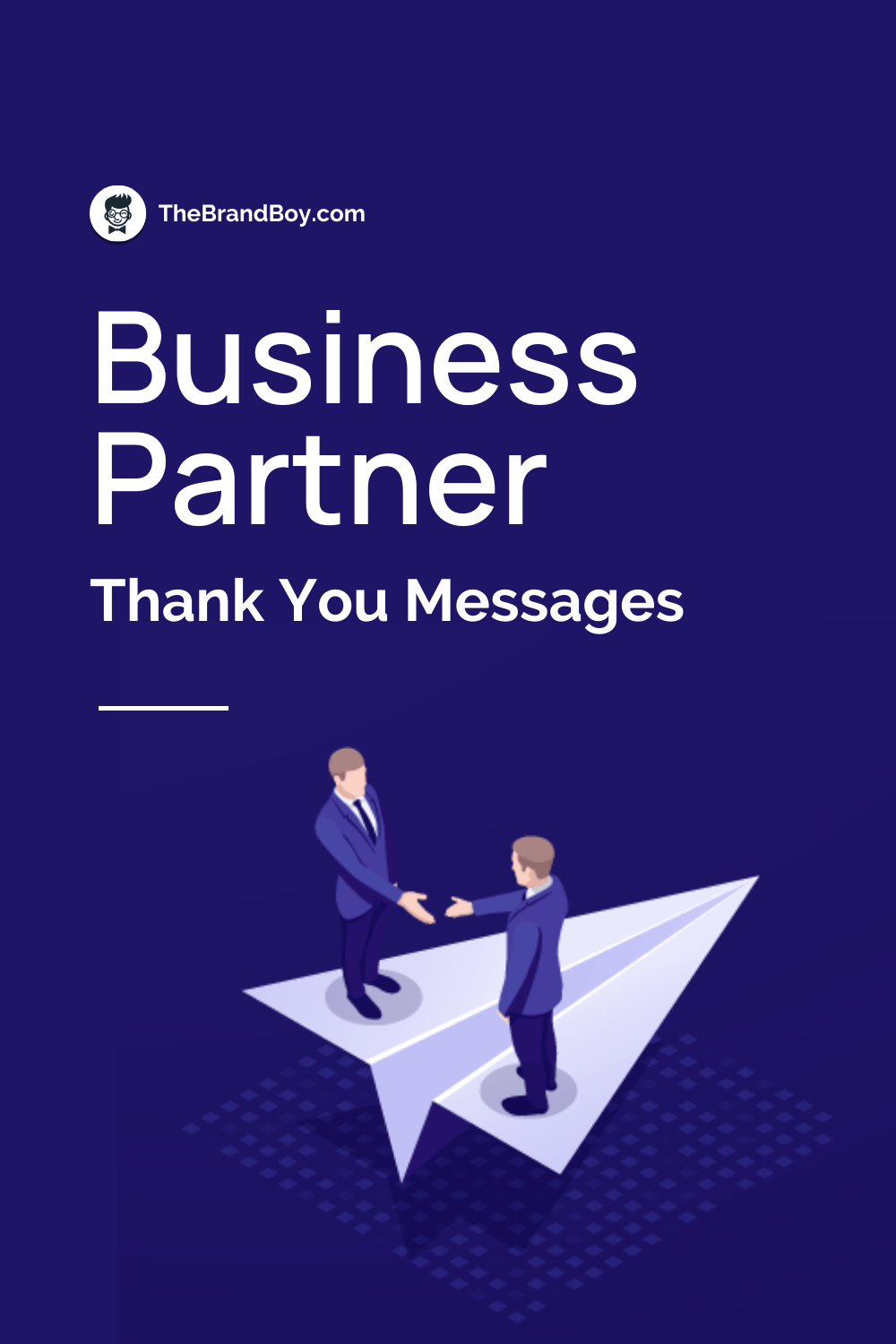 how to thank business partners