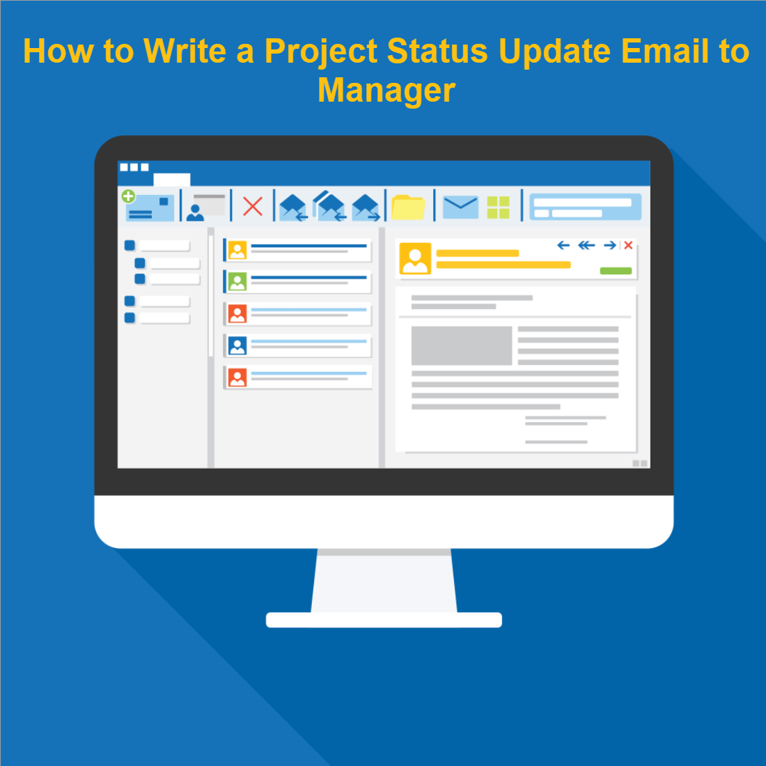 how to write email to manager regarding updates