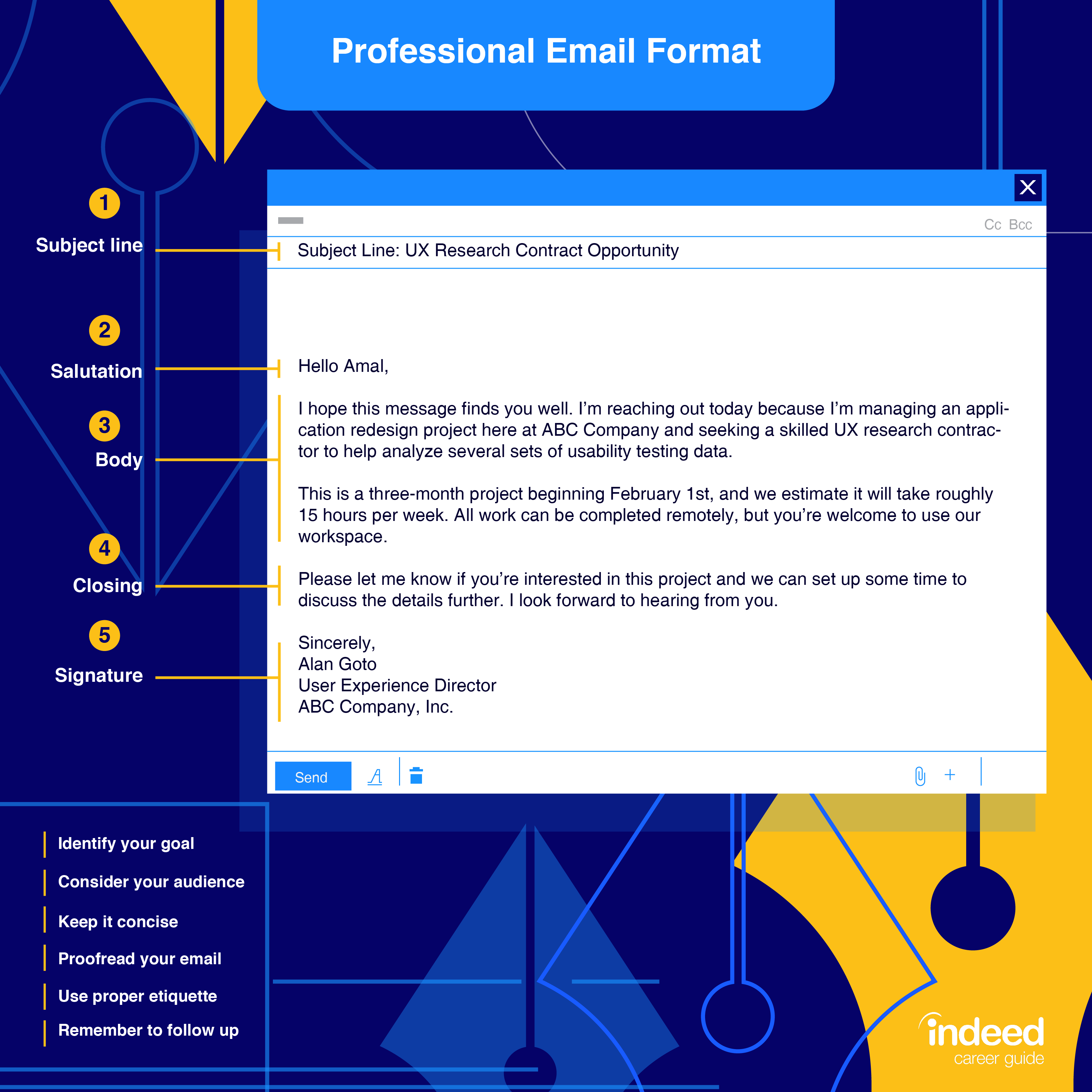 how to write email