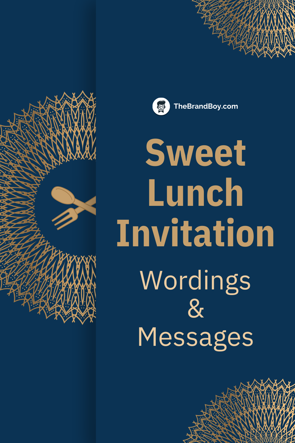 lunch invitation text message