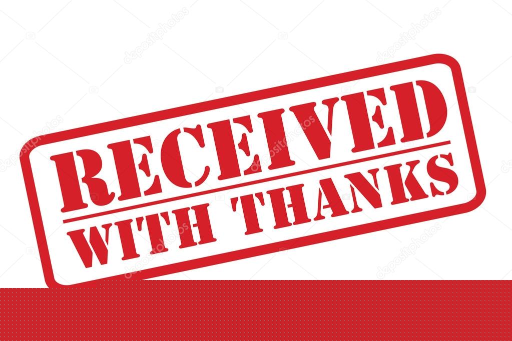 received thank you