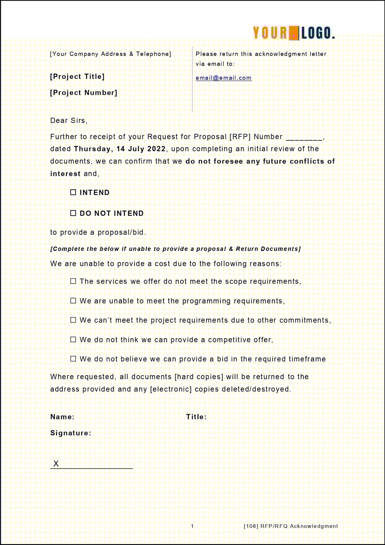 rfq email template