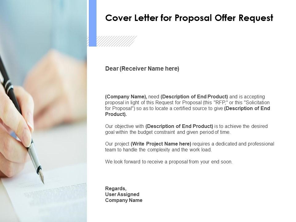 sample letter of request for product presentation