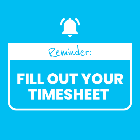 timesheet reminder email template
