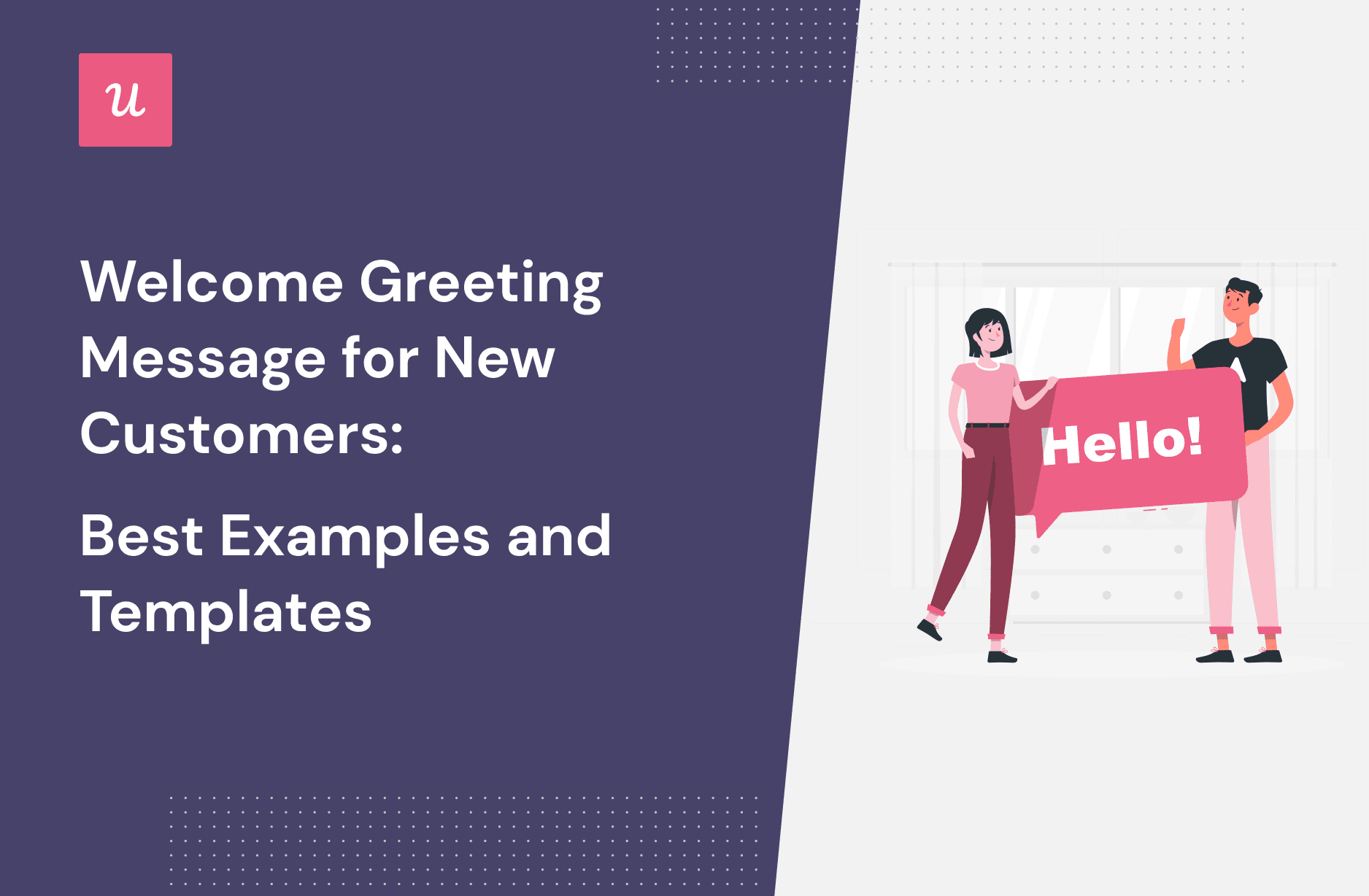 welcome post for business page examples