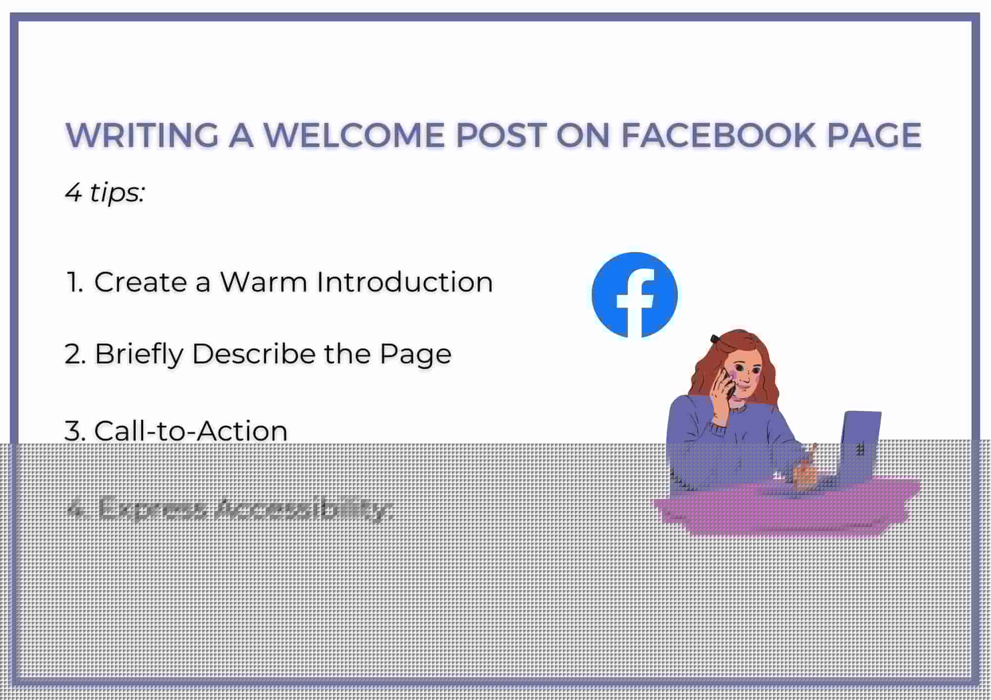welcome post for facebook page